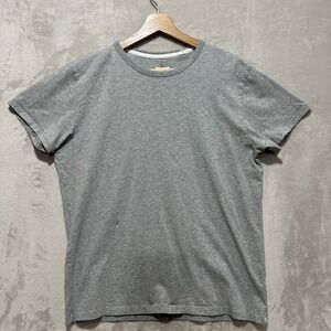Rag & Bone Shirt Women's Size Large Heather Gray Classic Flame Tee Short Sleeve‎